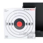 100 Card Targets 17cm Square White Trimex Arms