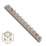 Picatinny Rail 11 Slot 115mm DS 1 jpg