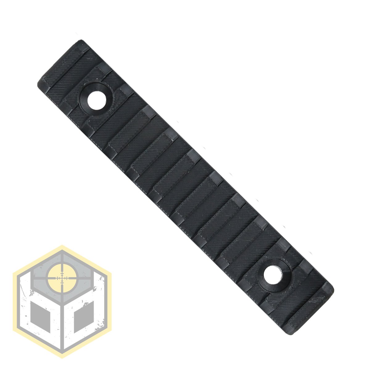 Picatinny Rail 11 Slot 155mm Black 1 jpg