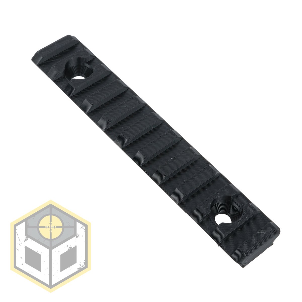 Picatinny Rail 11 Slot 155mm Black 2 jpg