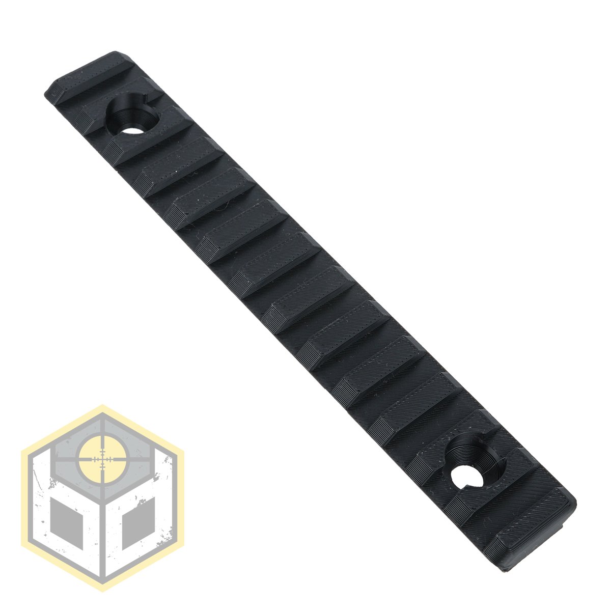 Picatinny Rail 13 Slot 135mm Black 2 jpg