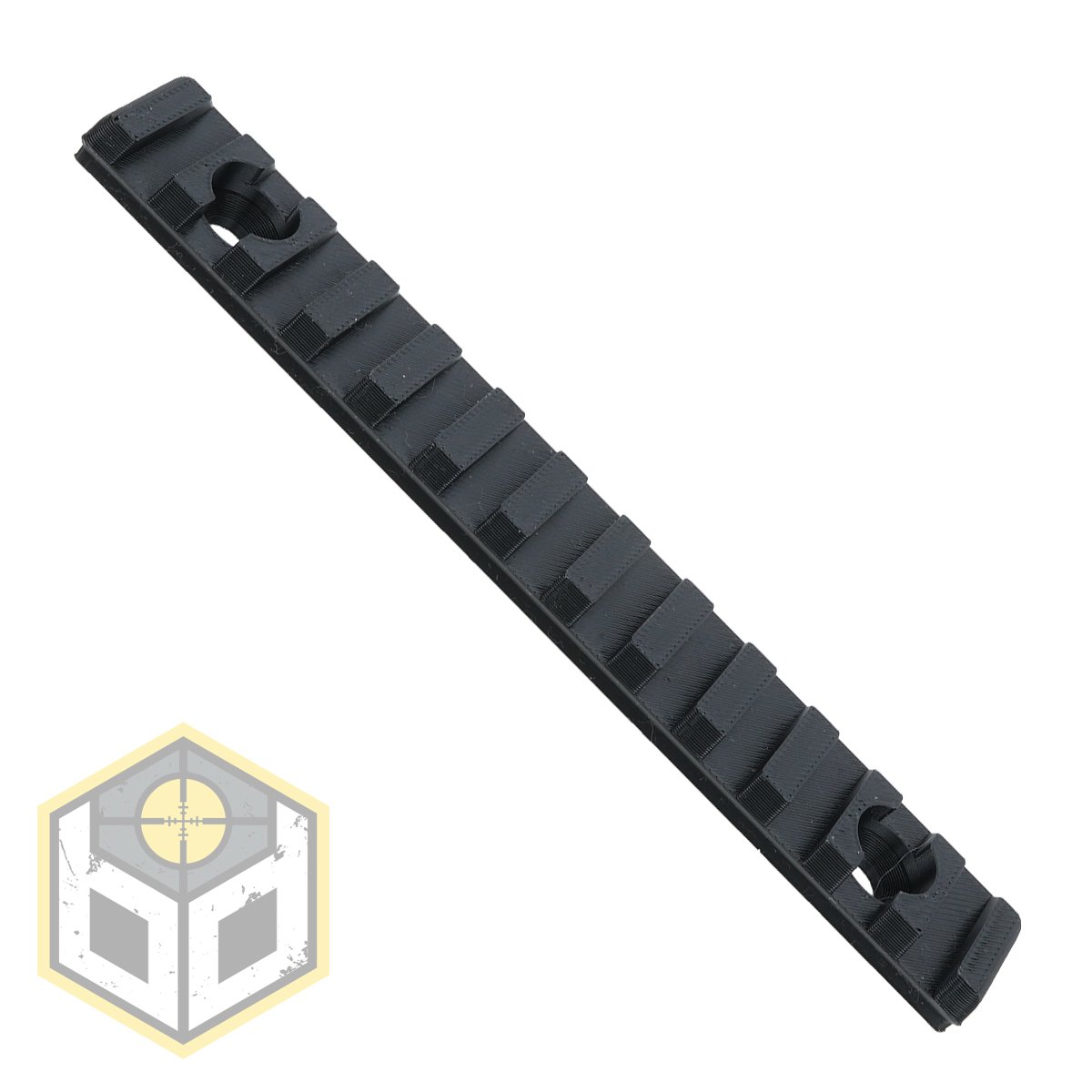 Picatinny Rail 13 Slot 135mm Black 3 jpg