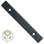 Picatinny Rail 15 Slot 155mm Black 0 jpg