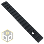 Picatinny Rail 15 Slot 155mm Black 1 jpg