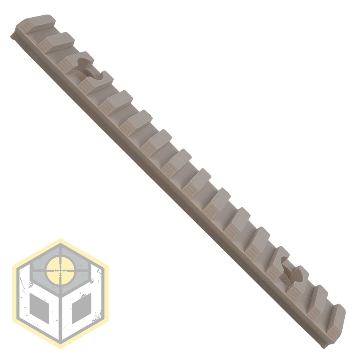 Picatinny Rail 15 Slot 155mm DS 1 jpg