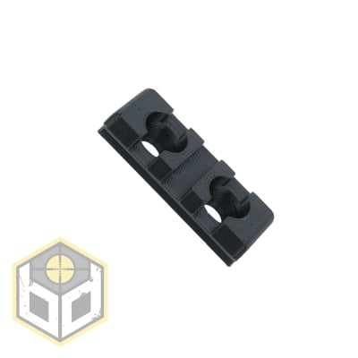 Picatinny Rail 3 Slot 42mm Black 1 jpg