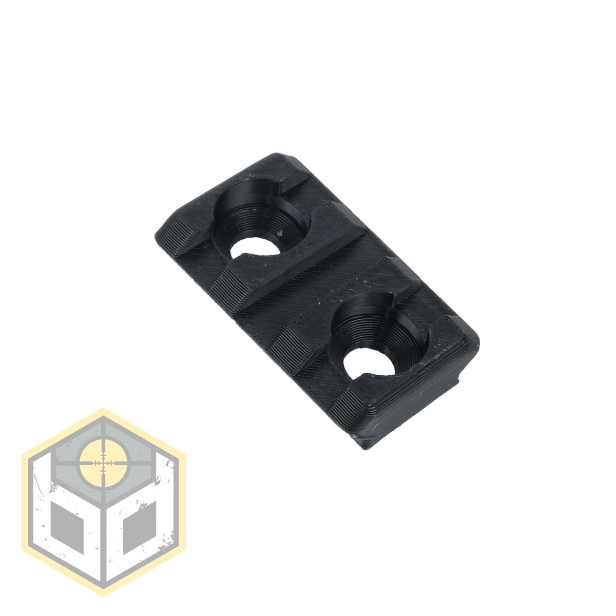 Picatinny Rail 3 Slot 42mm Black 2 jpg