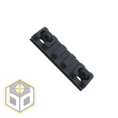 Picatinny Rail 5 Slot 55mm Black 1 jpg