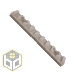 Picatinny Rail 9 Slot 95mm DS 1 jpg