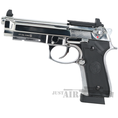 KL92 A1 Optic Ready Co2 Blowback Air Pistol Silver