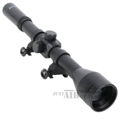 TX Fixed Power Air Rifle Scope 4x28 Compact Includes Picatinny Mounts