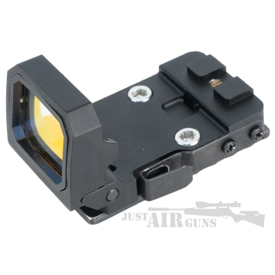 Compact Flip Up Red Dot Reflex Sight with Universal and Picatinny Mounts