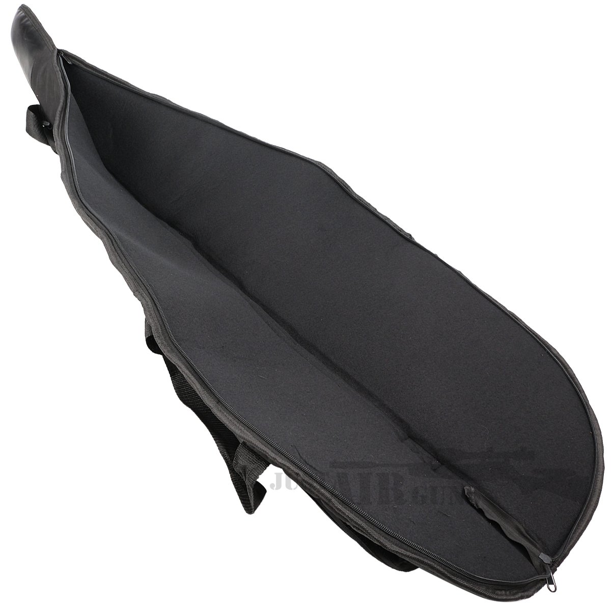 Large Multi Pocket Gun Slip Faux Leather Black 9