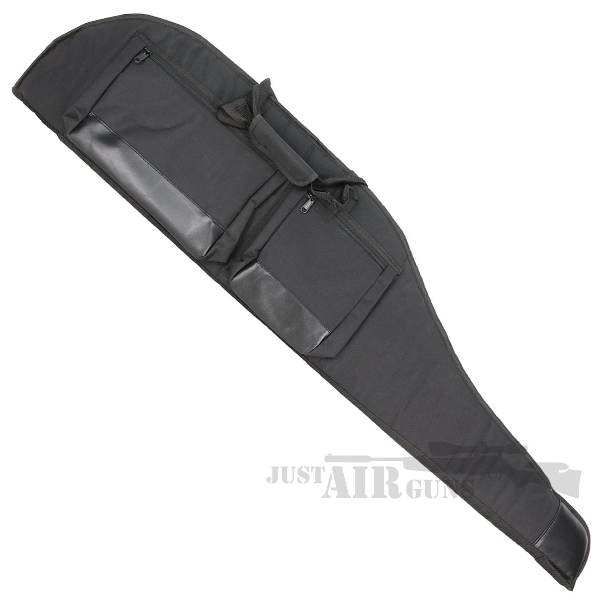 Large Two Pocket Gun Slip Faux Leather Black