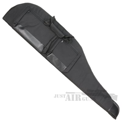Large Two Pocket Gun Slip Faux Leather Black