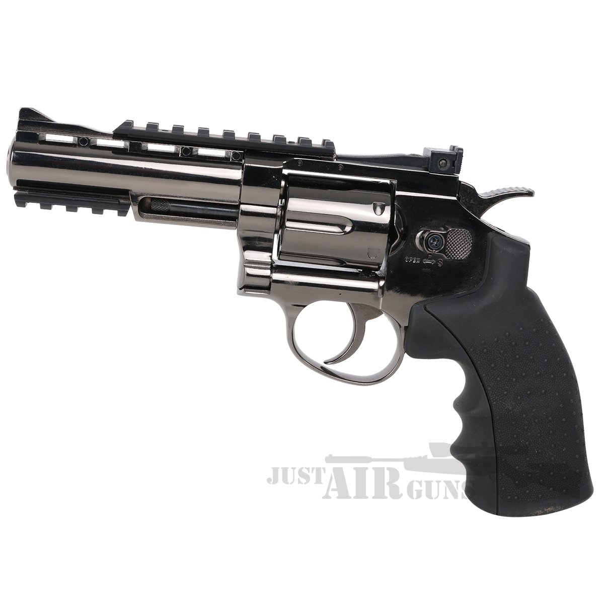 TX 357 Magnum SW 4 Inch Tac Revolver CO2 Air Pistol W Deep Black