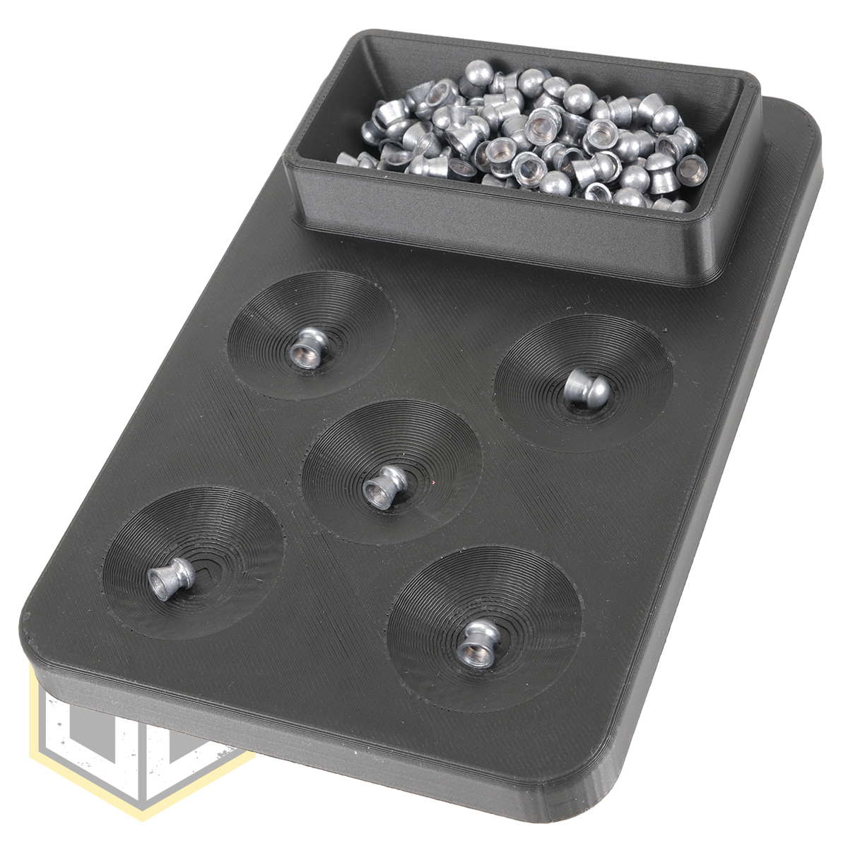 Airgun Pellet Dispenser Tray 5+1 Black - Just Air Guns
