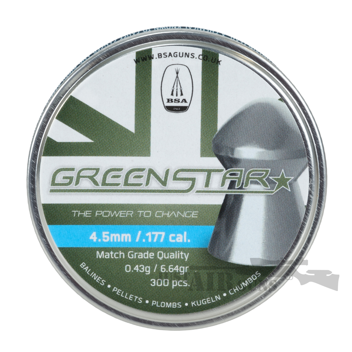 BSA Greenstar Premium Pellets .177 x 300