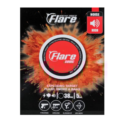 Premium Targets Flare Sonic Exploding Targets Flash and Smoke - Loud