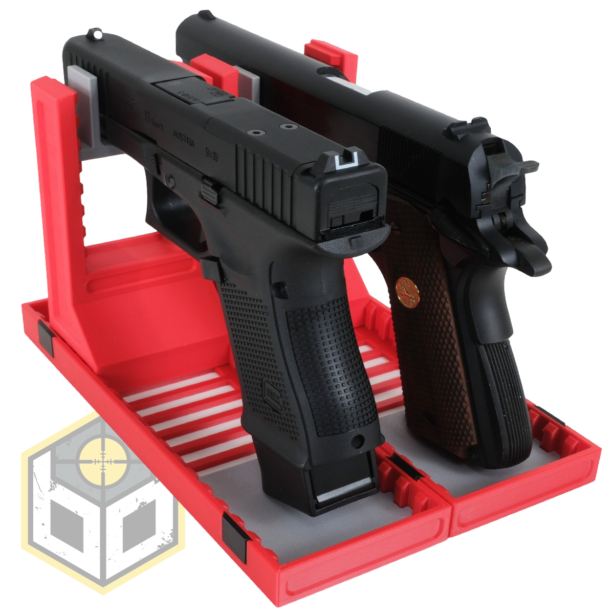 BD pistol stand red 17 jpg