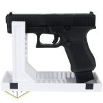 UM Pistol Stand Set White 2 jpg