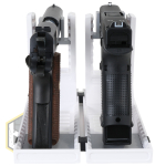 UM Pistol Stand Set White 8 jpg
