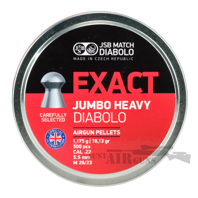 JSB Exact Jumbo Diablo .22 (5.52mm) 18.13 Grain Airgun Pellets x500
