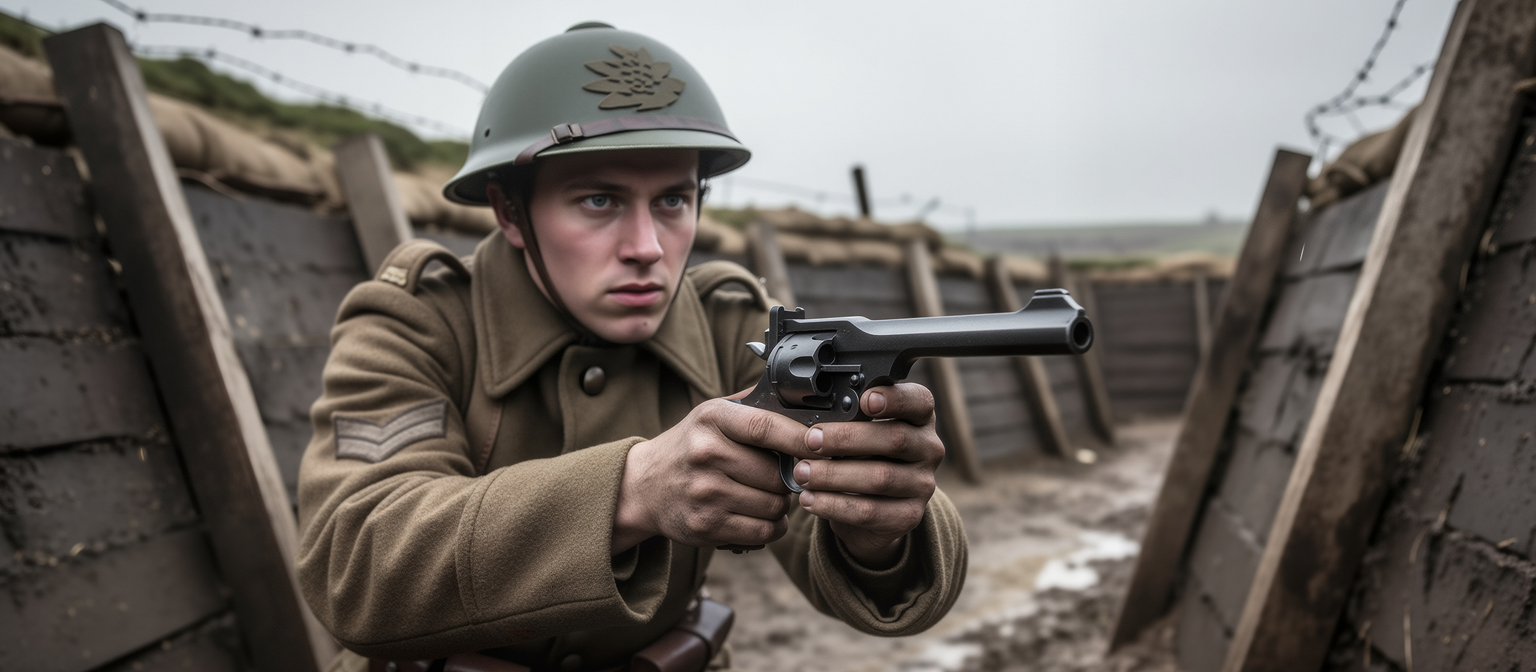 Webley MKVI Service Revolver .455 Aged