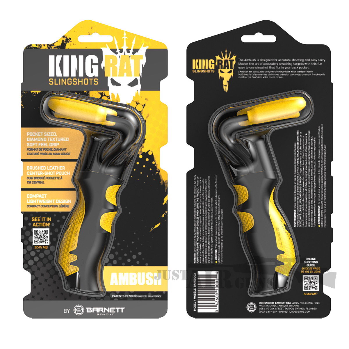 Buy Online Barnett King Rat Slingshot Double-X Tapered Spare Band From BARNETT • Shop Of Slingshots Recreational Shooting Online Store • Airguns - View #11