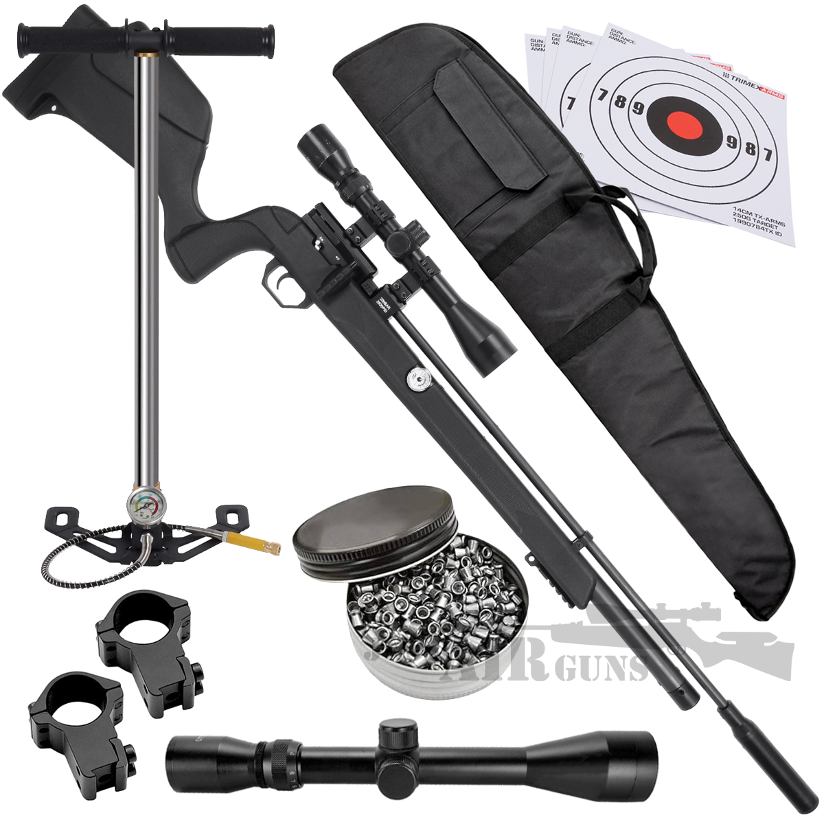 Nova Vista Razer Synthetic Stock PCP Air Rifle Bundle Set