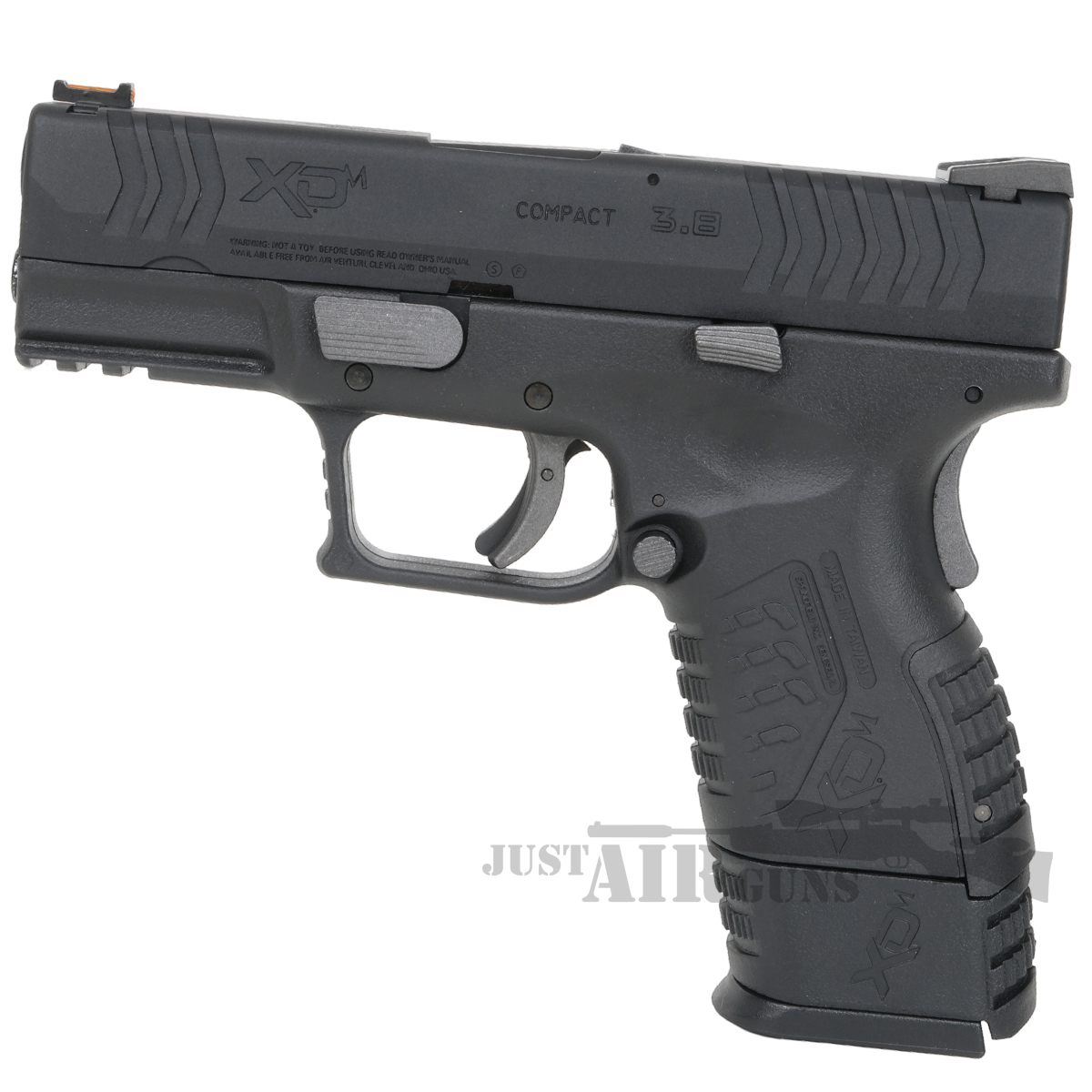 Springfield Armory XDM 3.8 CO2 Blowback Air Pistol 4.5 BB Black