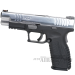 Springfield Armory XDM 4.5 CO2 Blowback Air Pistol 4.5 BB Silver
