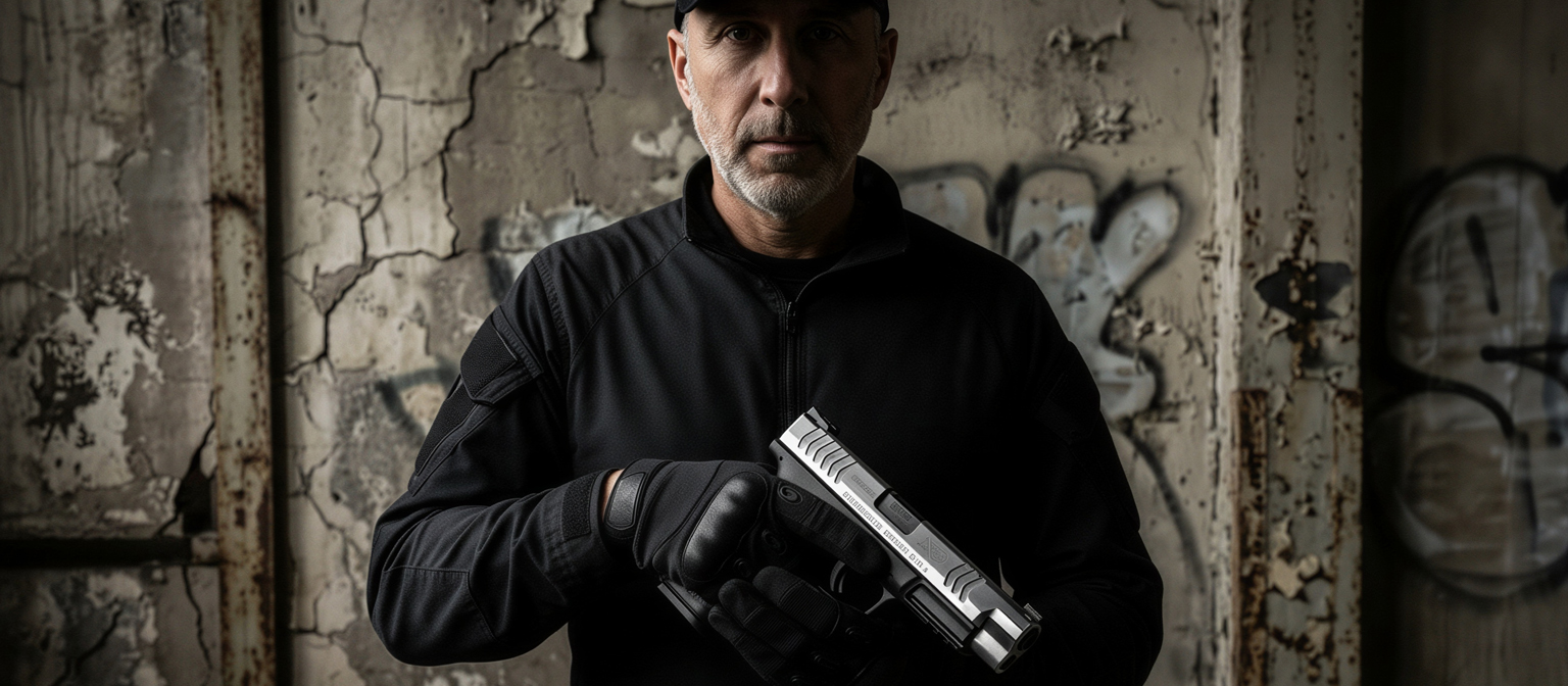 Springfield Armory XDM 4.5 CO2 Blowback Air Pistol 4.5 BB Silver