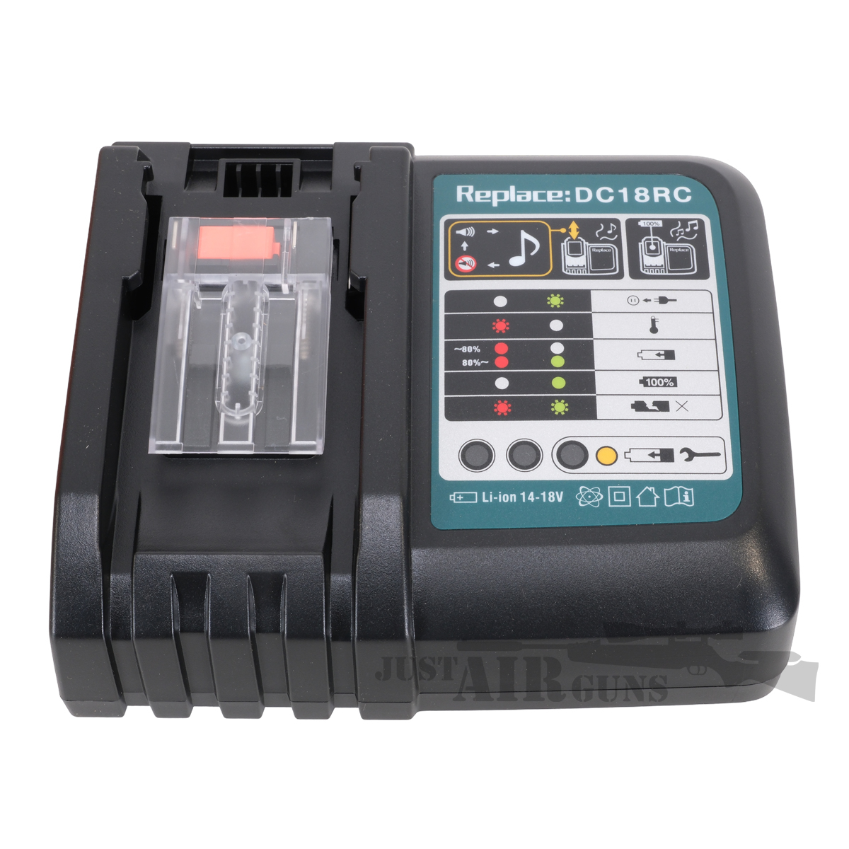 Trimex Arms Battery Charger - 18V for Mini PCP Airgun Compressor