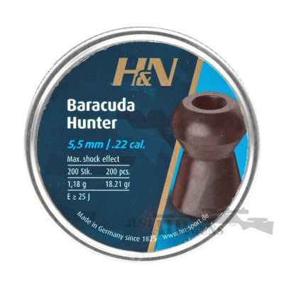 H&N Baracuda Hunter .22 200ct Pellets