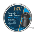 H&N Baracuda Hunter Extreme .22 200ct Airgun Pellets