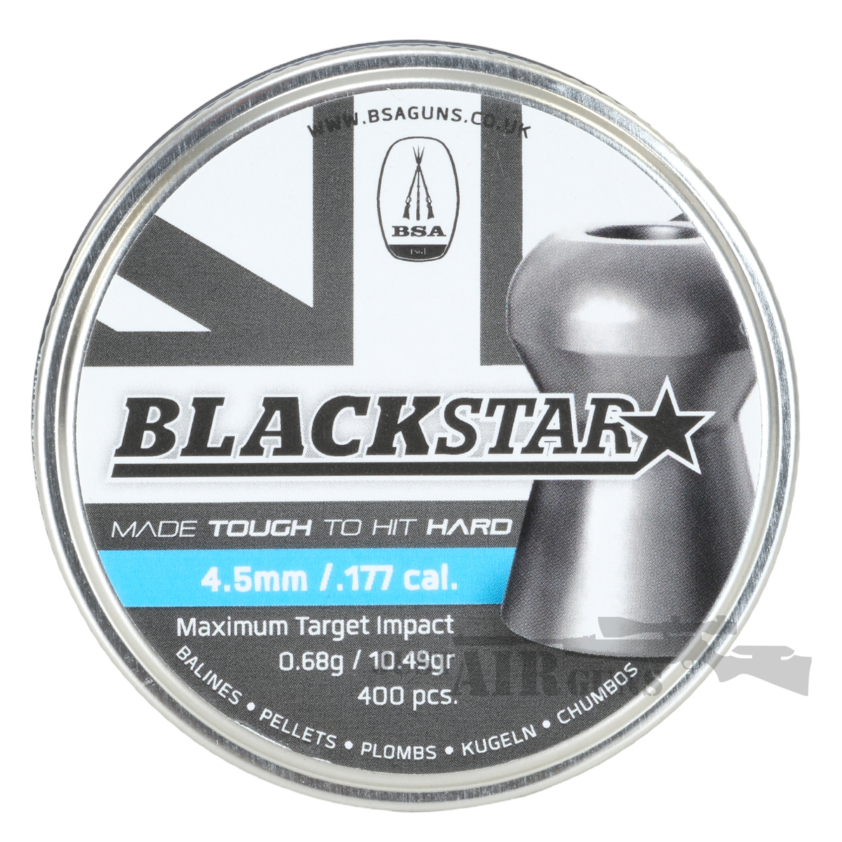 BSA Blackstar Hollow Point Airgun Pellets .177 x 400
