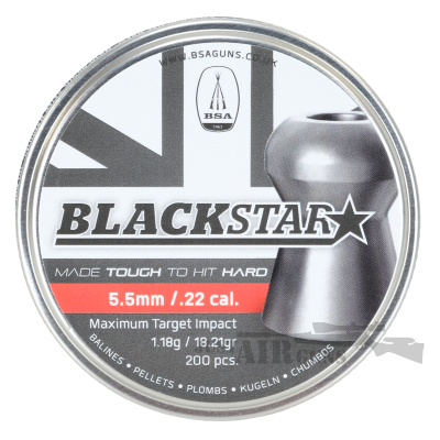 BSA Blackstar Hollow Point Airgun Pellets .22 x 200