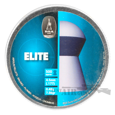 BSA Elite Domed Airgun Pellets .177 x 500pcs