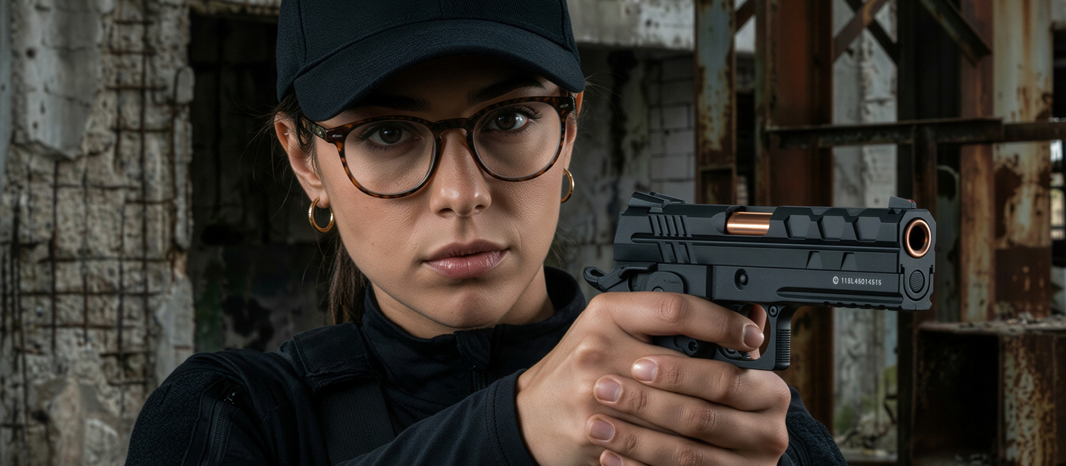 Krown Land MKIII Tartarus Blowback Hi-Capa Air pistol 4.5 BB Black