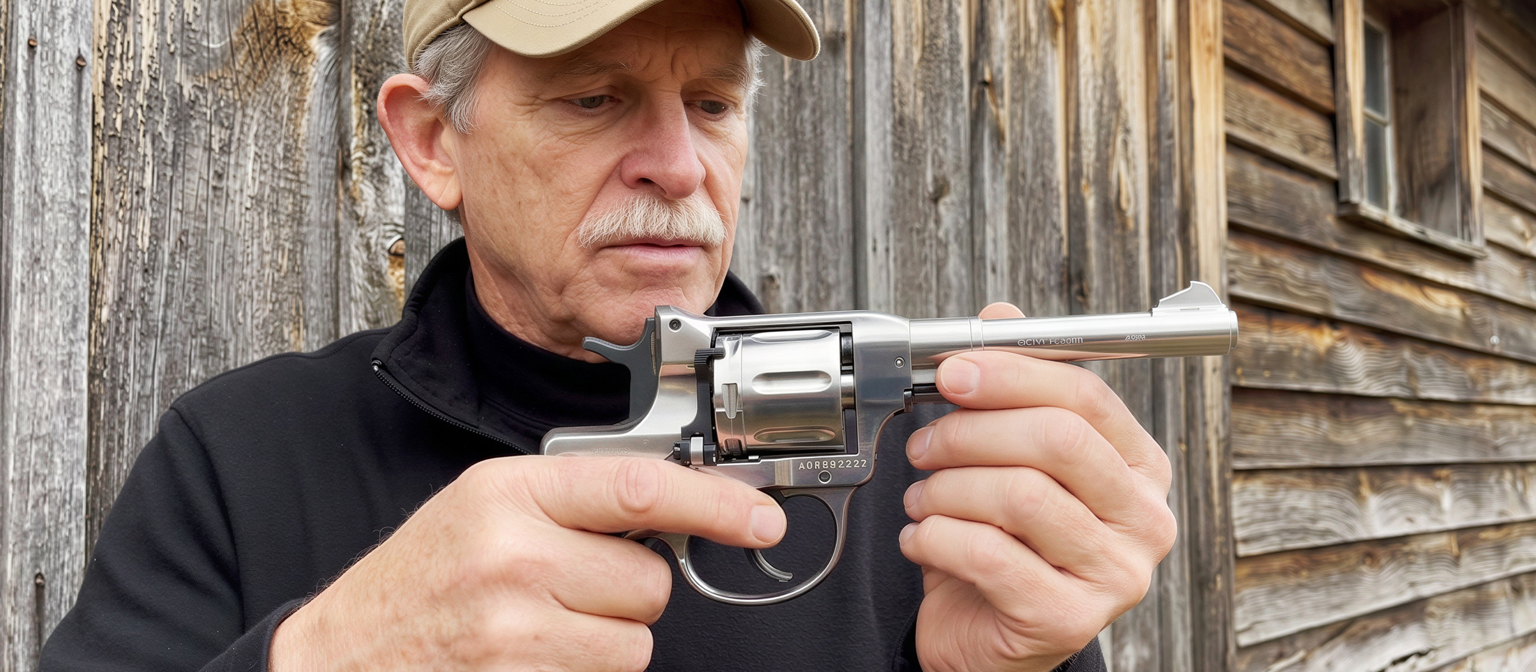 Gletcher NGT RF Silver Pellet Revolver Air Pistol