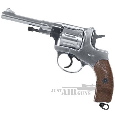 Gletcher NGT RF Silver Pellet Revolver Air Pistol