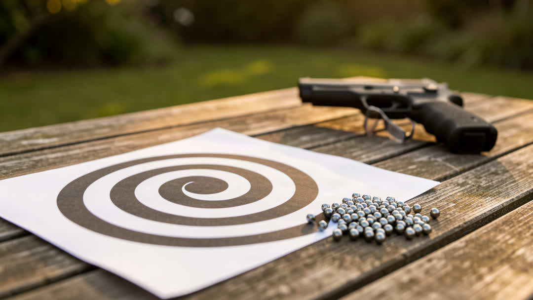 Target shooting with the Umarex DX17 Steel BB Air Pistol