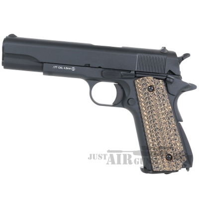 Krown Land KL-1911 Blowback Air Pistol 4.5 BB Black
